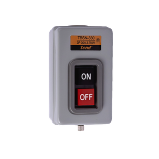 30Amp Push Button On/Off Switch 3.7kW Metal Case