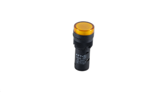 16mm Amber 12VAC/DC LED Pilot Light