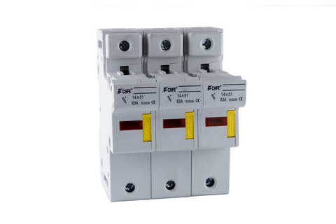 3 Pole AC Fuse Disconnect LED Indicator 63A