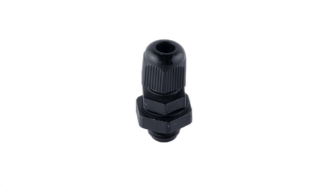 Nylon Cable Gland 12mm thd suits 3.0-6.5mm cable