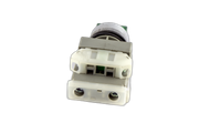 Illuminated Selector Switch Green On-Off-On 2 N/O