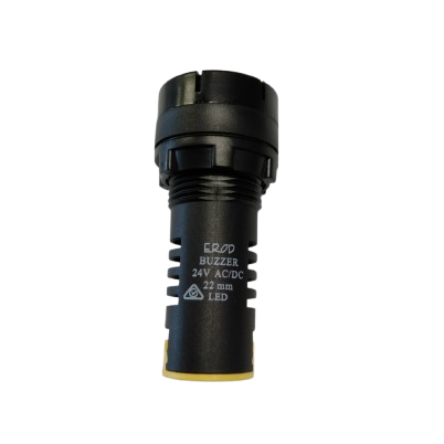 22mm 24VAC/DC 80dB Black Buzzer