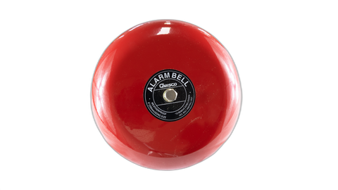 200mm 24VAC 102dB Red Industrial Bell