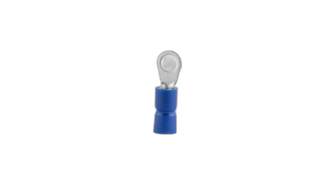 Ring Terminal 1.04-2.63mm Wire 8mm Stud 100 Pack