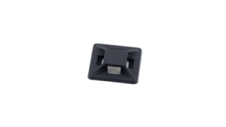 Two Way Adhesive Bases Black 20x20mm 100 Pack