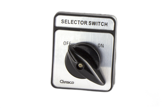 Selector Switch 16A AC1 5.5Kw AC3 1-2 Pole OFF-ON