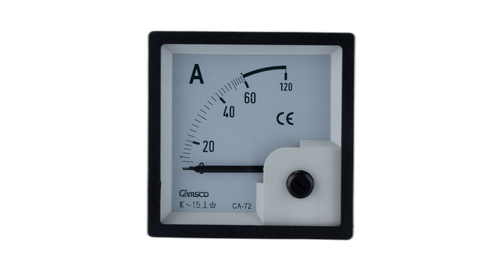 Ammeter Direct Connect 90 Deg 0-60 Amp Over Scale