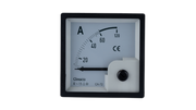 Ammeter Direct Connect 90 Deg 0-60 Amp Over Scale