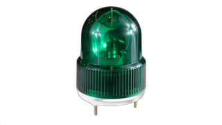 12VDC Green Warning Light Rotating 128mmB 150mmH