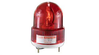 12VDC Red Warning Light Rotating 128mmB 150mmH