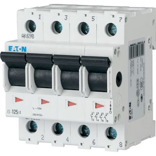 Main Switch Isolator 240V 100A 4 Pole IS-100/4