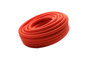 20mm Flex Conduit H/D PVC Orange 25m