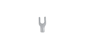 Fork Terminal 1.04-2.63mm cable 3mm stud