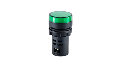 22mm Green 24VAC/DC LED Pilot Light