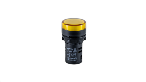 22mm Amber 240VAC/DC LED Pilot Light