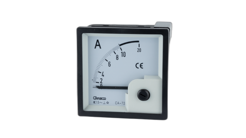 Ammeter Direct Connect 90 Deg 0-10 Amp Over Scale