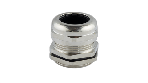 Metal Gland w/- Lock Nut 32mm Thread 15-22mm Cable