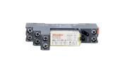 Slim Line Relay With Base 5Amp AC1 2 Pole 230VAC