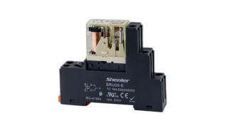 Slim Line Relay With Base 10Amp AC1 1 Pole 230VAC