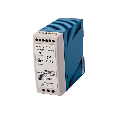 Power Supply 12VDC 40W 3.3A Slim Line