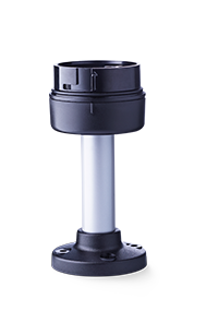PC7MR Aluminium Tube Base with Plastic Foot 250mm