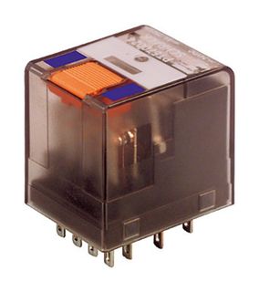 Plug-in Relay 8 pin 2 C/O 24VDC 12A