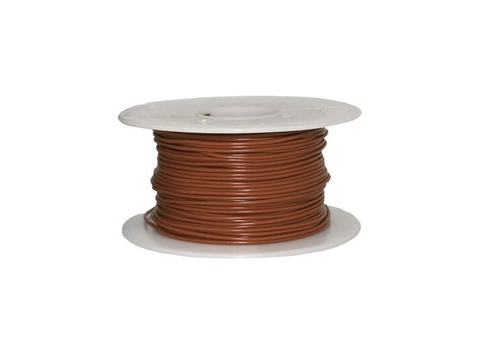 1.0mm² 32/0.20 V90HT Brown Building Wire 100m