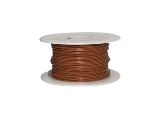 1.0mm² 32/0.20 V90HT Brown Building Wire 100m