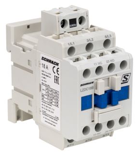 7.5kW Contactor 3 Pole 230VAC 18A 1NO+1NC