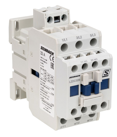15kW Contactor 3 Pole 230VAC 32A 1NO+1NC