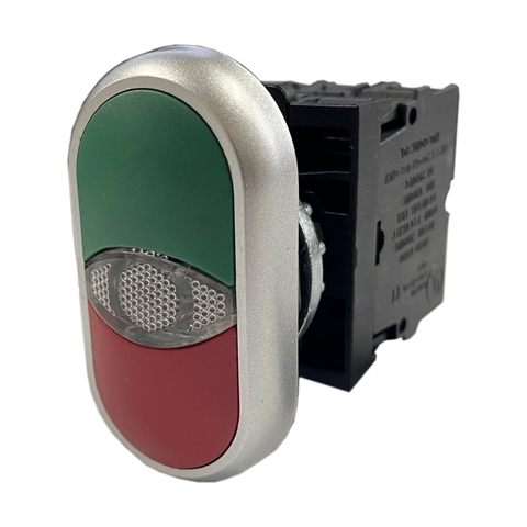 M22 Start/Stop Double Momentary Switch Red/Green