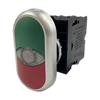M22 Start/Stop Double Momentary Switch Red/Green