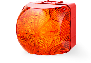 QDM LED Steady/Flashing Beacon 24-48V 132mm Amber