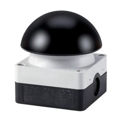 Palm Switch 1N/O+1N/C Mushroom Black Surface Mount