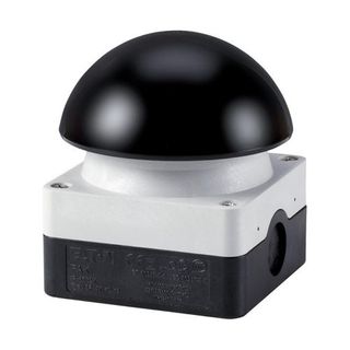 Palm Switch 1N/O+1N/C Mushroom Black Surface Mount