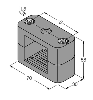 Mounting Clamp for 40 x 40 mm Sensor BSS-CP40