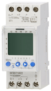 Digital Time Clock 16(10)A 250VAC 24H/7Day DIN