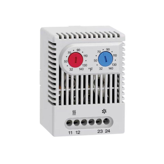 Dual Thermostat Heat/Cool 10A N/O N/C Contact