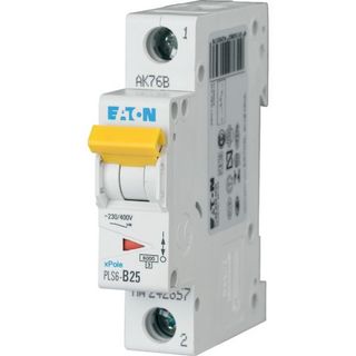 PLS6-B25-MW MCB 6KA B Curve 25A 1 Pole