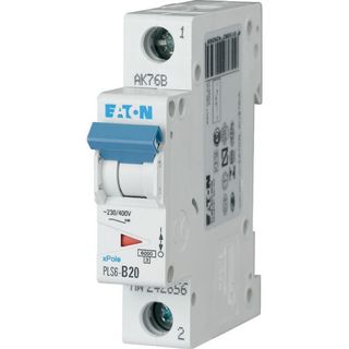 PLS6-B20-MW MCB 6KA B Curve 20A 1 Pole