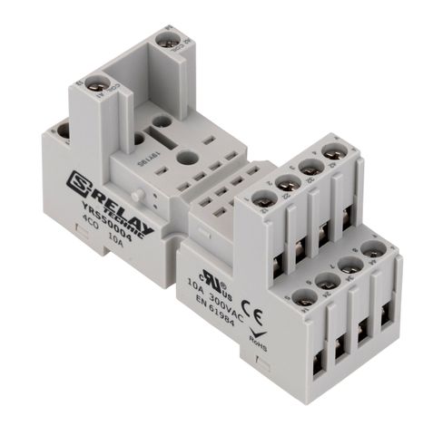Socket for PT Relays with Screw Type Terminals 14P