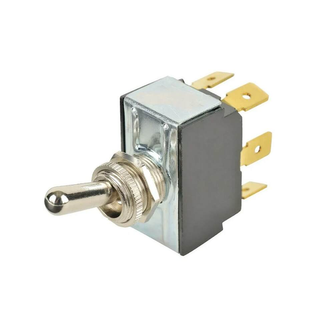 Toggle Switch DPDT (On)-Off-(On) 15A Quick Connect