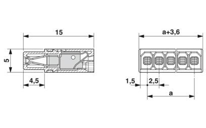 PCB Connector - PTSM 0,5/ 5-P-2,5 WH