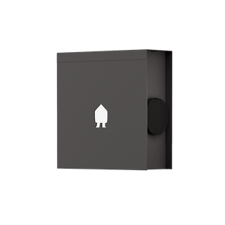 EV Wall Mounted Charger Black up to 22kW w/ Socket