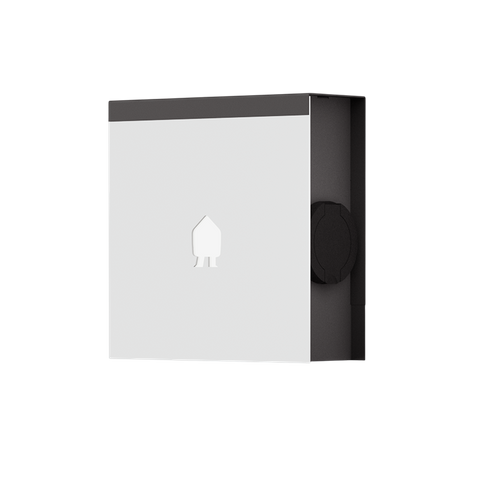 EV Wall Mounted Charger White up to 22kW w/ Socket
