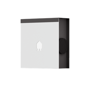 EV Wall Mounted Charger White up to 22kW w/ Socket