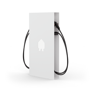 EV Base Mounted Charger White up to 22kW- 5m Cable