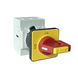 Main Switch 3 Pole 20A 7.5kW Panel Mount 22mm