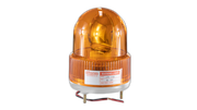 12VDC Amber Warning Light Rotating 128mmB 150mmH