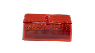 Enclosed Active Link 100Amp 14 Hole Red